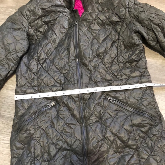 Northface Thermoball Long Jacket Brown/Green - Picture 16 of 16